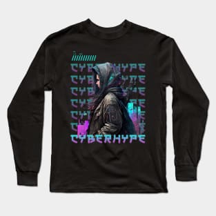 Cyberhype Cyberpunk Art Long Sleeve T-Shirt